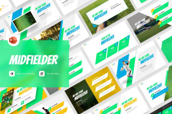 Midfielder PowerPoint Template